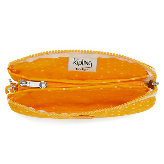 Kipling Creativity Large Printed Pouch Çanta Sarı | TR 1117NW